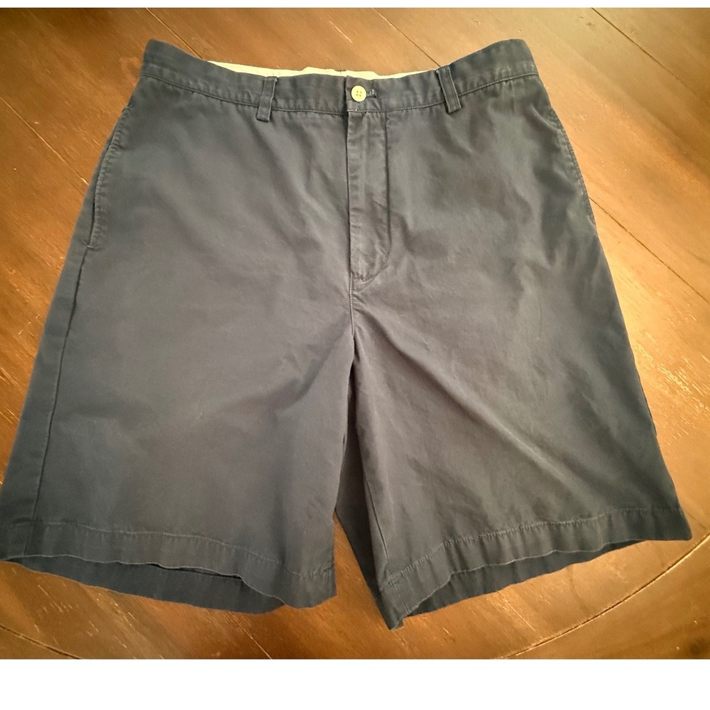 Vineyard Vines Men Navy Blue Links Short Chino Cotton Golf 34 RN 134578